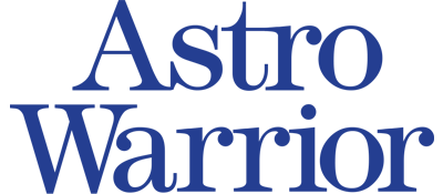 Astro Warrior logo for Sega Master System